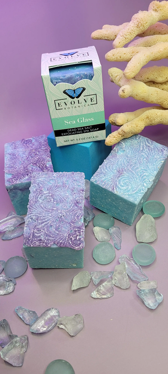 Specialty Soap - Sea GLass Salt Bar - Skjin Care